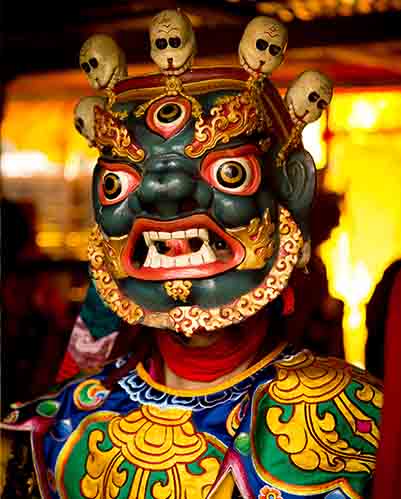 mask dance mask green color
